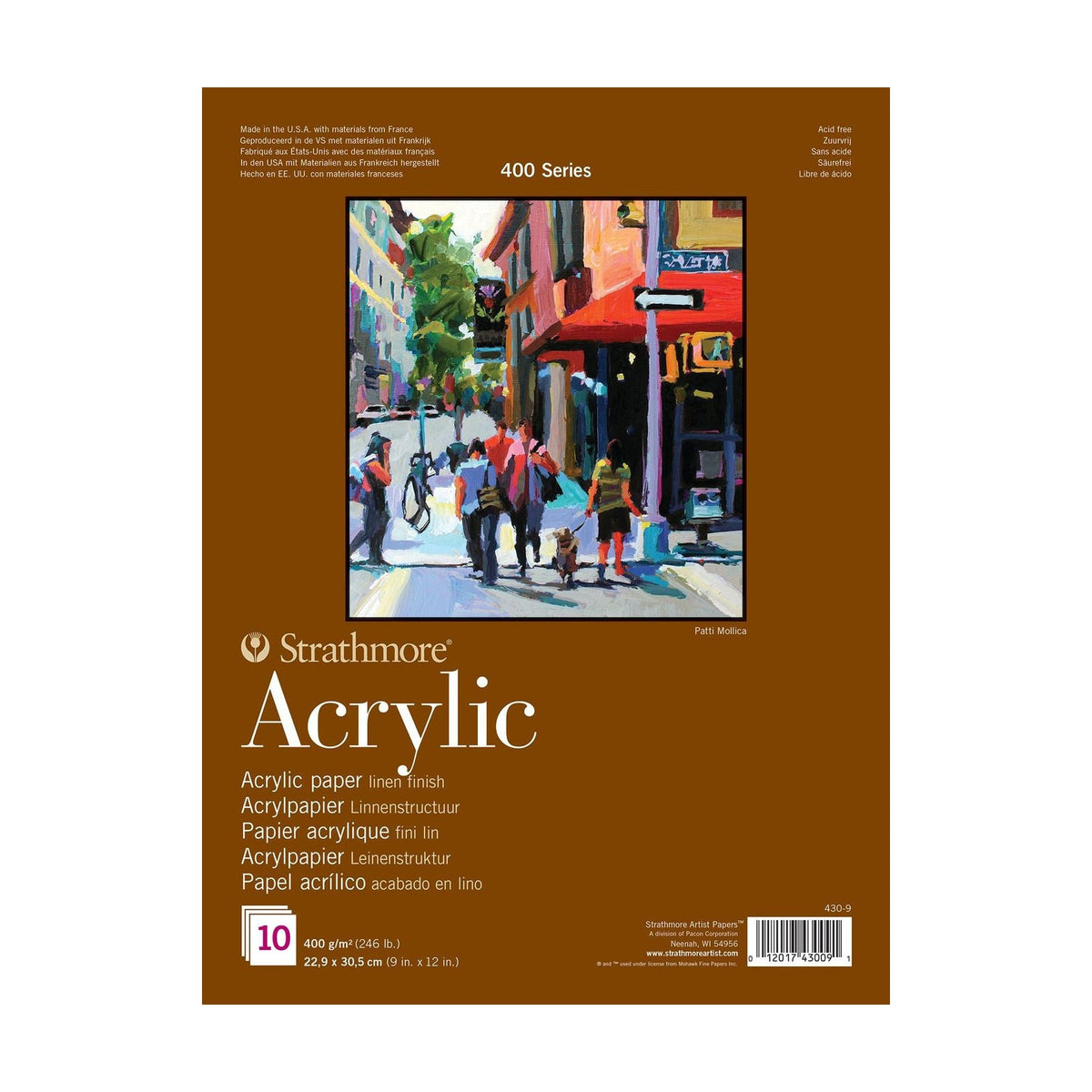 Akrylový blok Strathmore 400 400 g/m2 23 x 31 cm - 10 listů