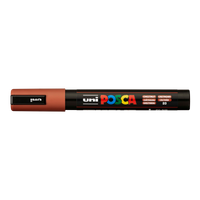 Akrylový popisovač Posca PC-5M, 1,8 – 2,5 mm, kaštanová (20)