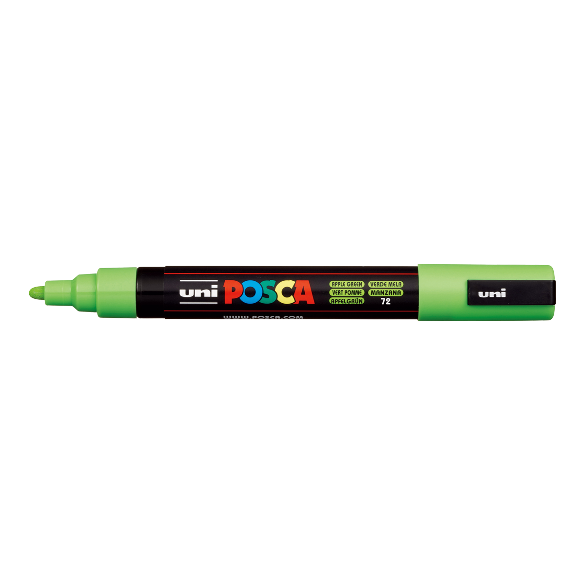 Akrylový popisovač Posca PC-5M, 1,8 – 2,5 mm, zelené jablko (72)