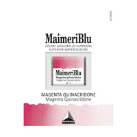 Akvarelová barva Maimeri Blu – půlpánvička 1,5 ml – Chinakridonová magenta