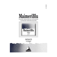 Akvarelová barva Maimeri Blu – půlpánvička 1,5 ml – Indigo