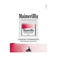 Akvarelová barva Maimeri Blu – půlpánvička 1,5 ml – Permanentní karmín