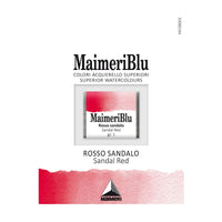 Akvarelová barva Maimeri Blu – půlpánvička 1,5 ml – Santálová červená