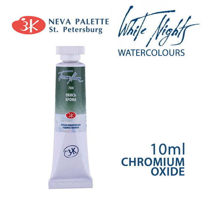 Akvarelová barva White Nights 10 ml - Oxid chromový
