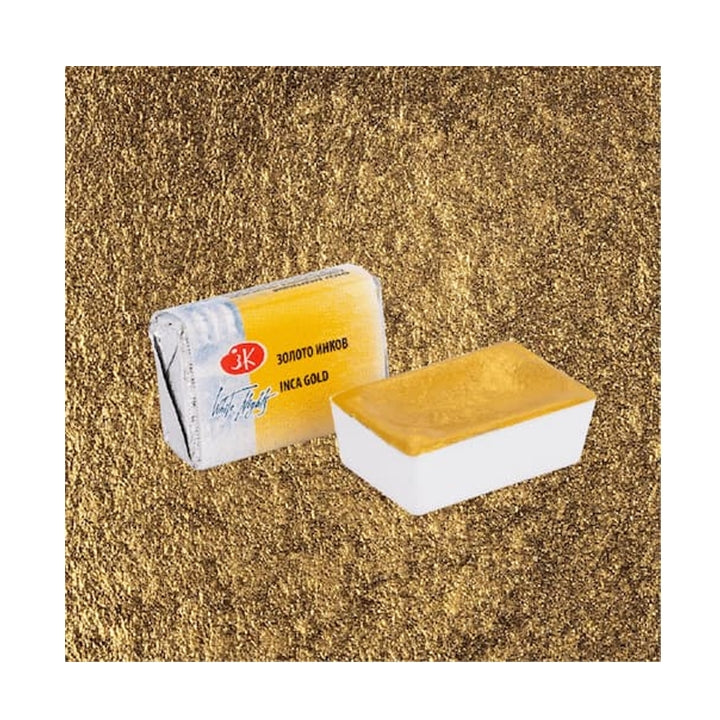 Akvarelové metalické barvy White Nights 2,5 ml – 969 Inca zlatá