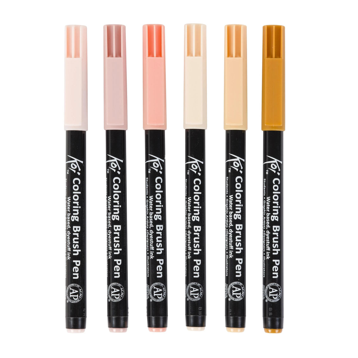 Akvarelové štětcové popisovače SAKURA Koi Coloring Brush Manga