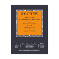 Akvarelový blok ARCHES Aquarelle hrubozrnný přírodní bílá 300 g/m² – 12 listů