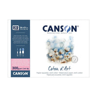 Akvarelový blok CANSON Coton d'Art HP 300 g/m² 36 x 51 cm - 20 listů