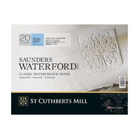 Akvarelový blok CANSON St Cuthberts Saunders Waterford CP bílý 300 g/m² 20 listů – 26 – 51 cm