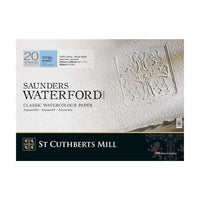 Akvarelový blok CANSON St Cuthberts Saunders Waterford CP bílý 300 g/m² 20 listů – 26 – 51 cm