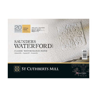 Akvarelový blok CANSON St Cuthberts Saunders Waterford Rough 300 g/m² 26 × 51 cm – 20 listů