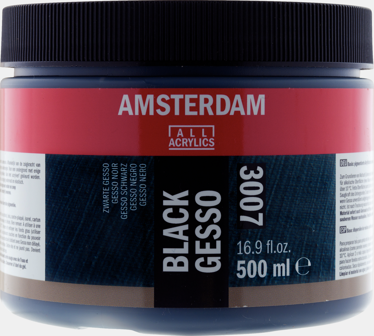 ROYAL TALENS Amsterdam černý akrylový šeps 500 ml