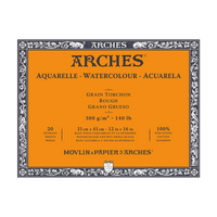 ARCHES akvarelový blok Rough přírodní bílá 300 g/m² 10 – 31 cm - 20 listů