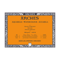 ARCHES akvarelový blok Rough přírodní bílá 300 g/m² 10 – 31 cm - 20 listů