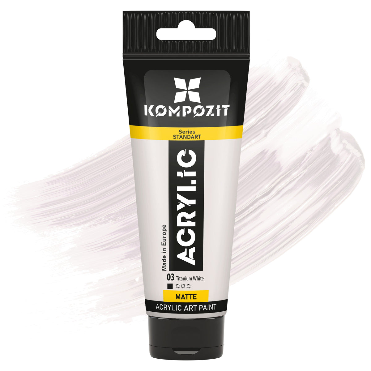 Akrylová barva STANDART Kompozit 75 ml – 03 Titanová bílá
