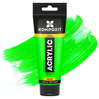 Akrylová barva Kompozit STANDART Fluorescent 75 ml – 112 Fluorescenční zelená