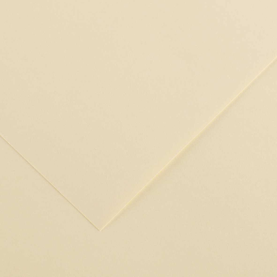 Barevný papír Canson Vivaldi A4 185 g – Krémová 2