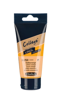 Barva na linoryt Schmincke College Linol 75 ml – 250 Žlutooranžová