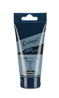 Barva na linoryt Schmincke College Linol 75 ml – 700 Černá