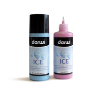 Barva s ledovým efektem DARWI Ice 80 ml, světle zelená