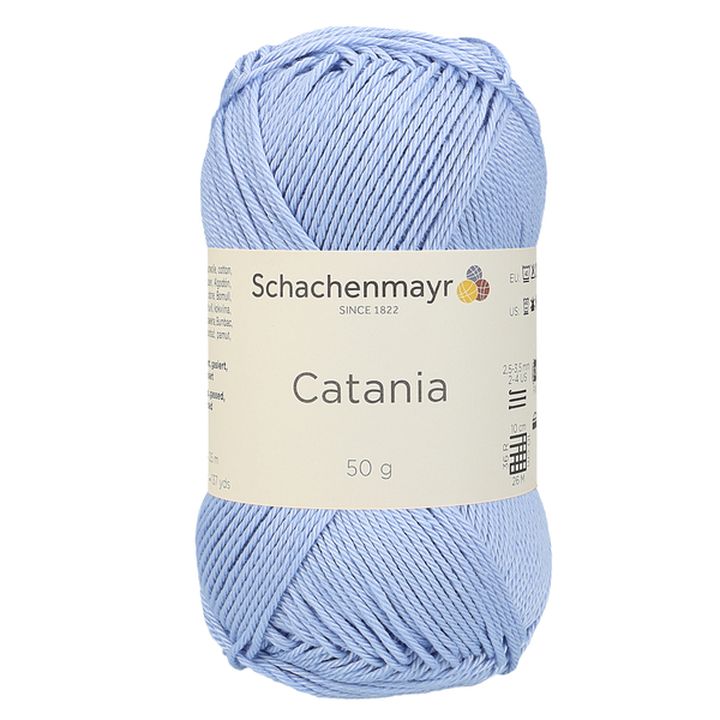Bavlněná příze Schachenmayr SMC Catania 50 g – 00180 svetlomodrá