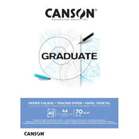 Canson Graduate pauzovací blok A3 72 g/m² - 40 listů lepený