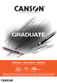 Canson Graduate skicák 96 g/m² 40L A3 lepený