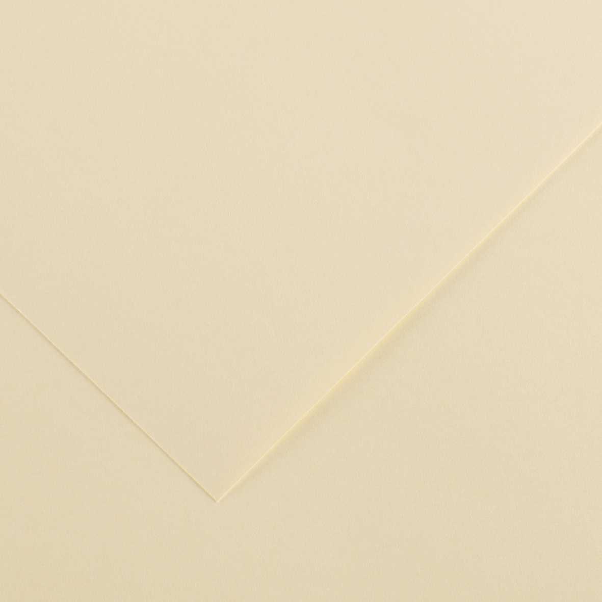 CANSON Iris Vivaldi barevný papír 50 x 65 cm, 240 g – Krémová 2