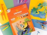 CANSON Kids barevný skicák 185 g/m² - 10 listů, 24 x 32 cm