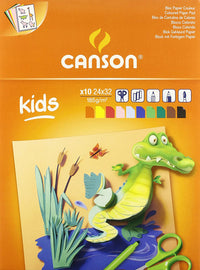 CANSON Kids barevný skicák 185 g/m² - 10 listů, 24 x 32 cm