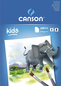 CANSON Kids kreslicí blok 200 g/m² 20 listů A4 lepený
