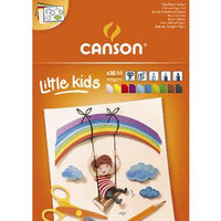 Barevný skicák CANSON Kids A4 - 120 g/m², 30 listů, mix 10 barev