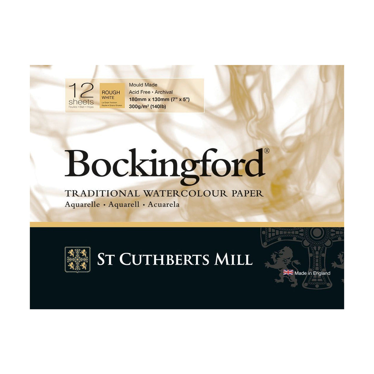 CANSON St Cuthberts Bockingford akvarelový blok Rough 300 g/m² - 12 listů, různé formáty