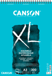 CANSON XL Aquarelle akvarelový blok 300 g/m² A3 - 30 listů, spirála