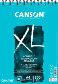 Canson XL akvarelový blok CP White 300 g/m² - 30 listů, A4, kroužková vazba