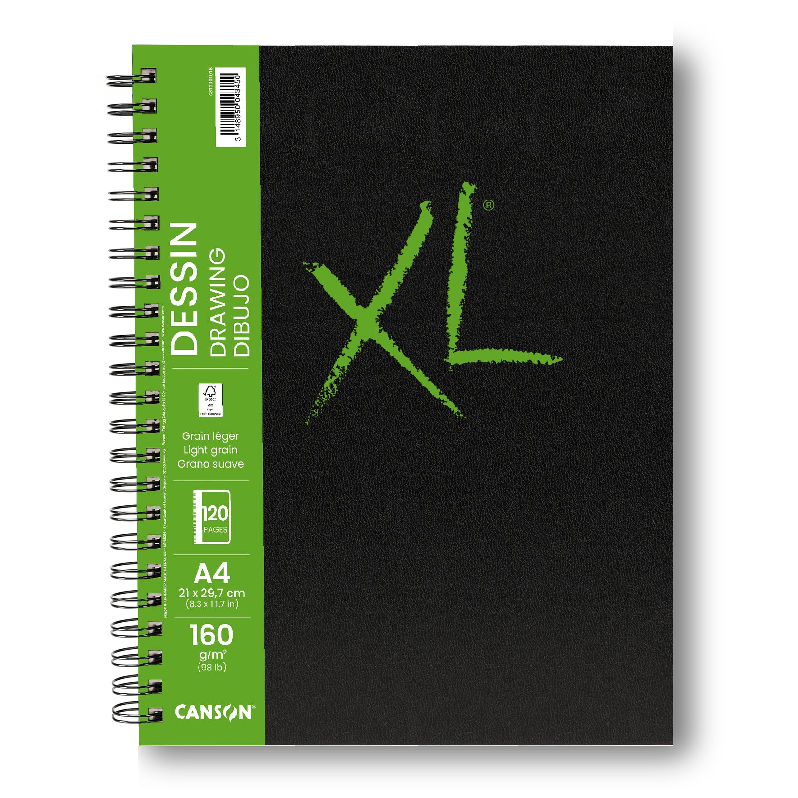 Canson XL Drawing kreslicí blok 160 g/m² 120 listů A4