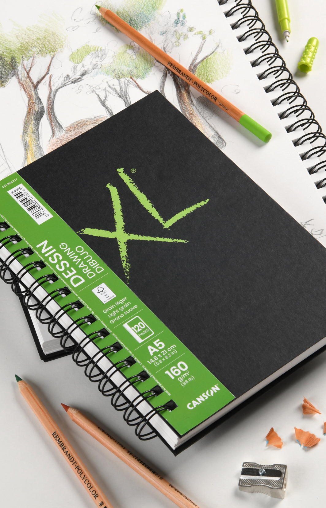 Canson XL Drawing kreslicí blok 160 g/m² 120 listů A4