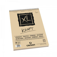 Canson XL Kraftový skicák 90 g/m² 60L A4 se spirálovou vazbou