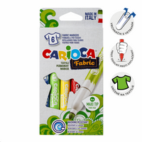 Carioca fixky na textil, maxi hrot, mix barev