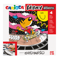 Carioca sametové omalovánky 4 ks – CENTO Sport