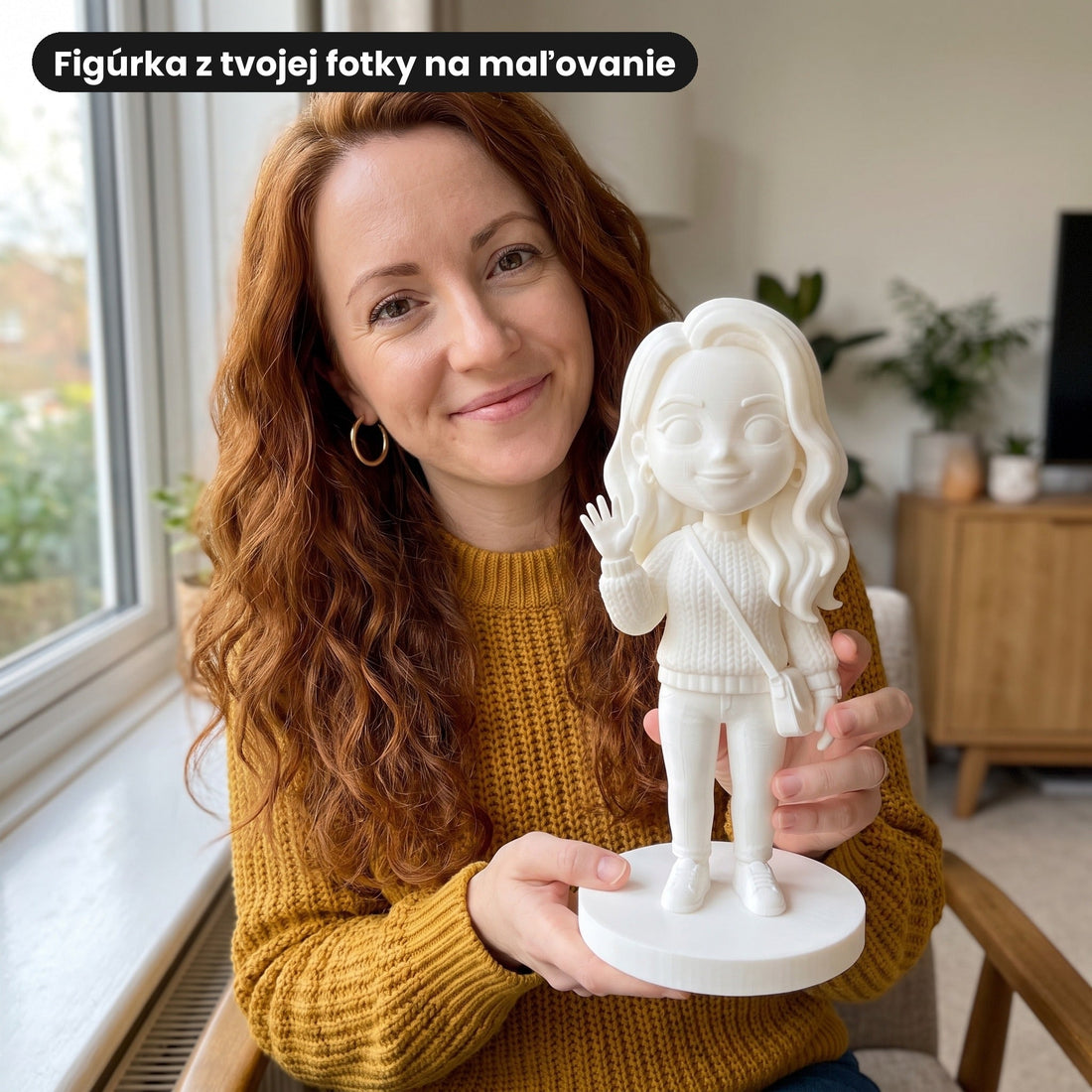 Chibi figurka z fotky k vymalování
