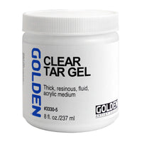 Čirý táhlý akrylový gel GOLDEN Clear Tar Gel