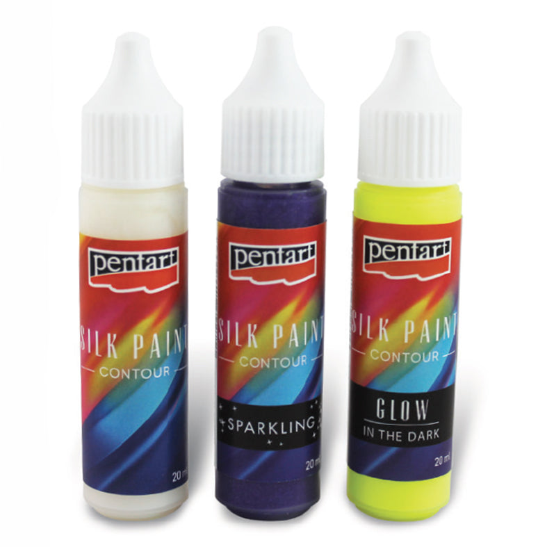 Kontura na hedvábí - 20 ml – transparent