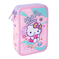 Colorino dvoupatrový plný penál Jumper 2 Hello Kitty – Hello Kitty