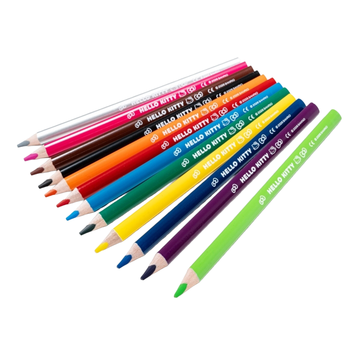 Colorino pastelky trojhranné JUMBO, Hello Kitty, 12 barev