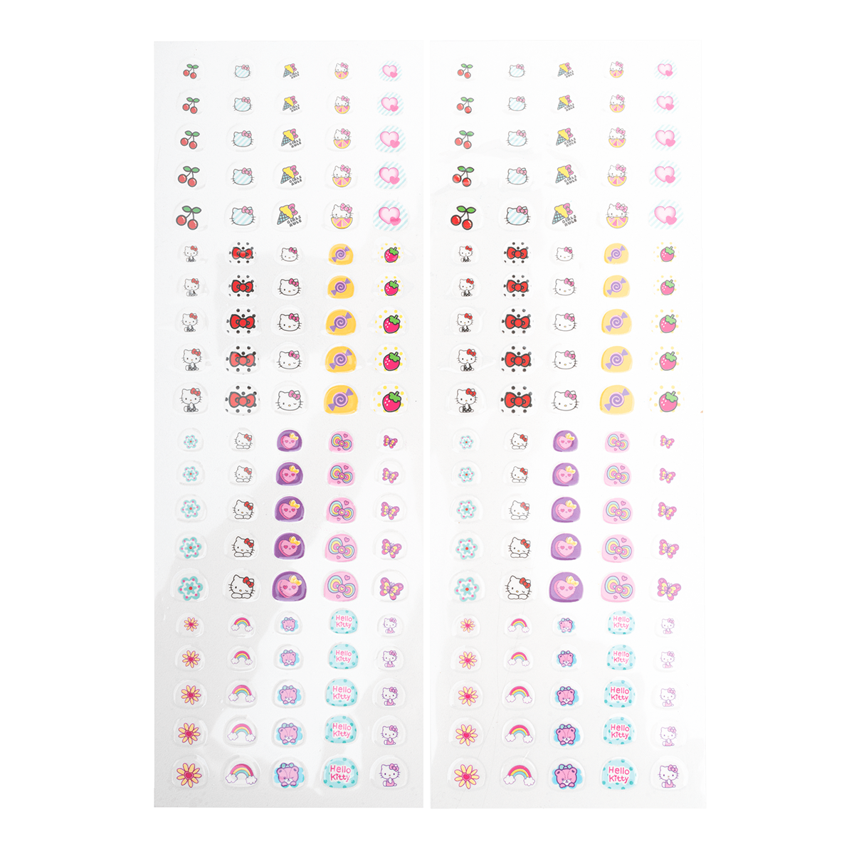 Colorino samolepky na nehty Hello Kitty, 200 ks, mix barev