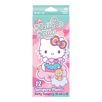 Colorino temperové barvy Hello Kitty v tubě, 12 barev
