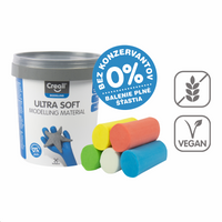 Creall modelovací hmota Ultra soft, 5 g, kelímek, mix barev – × 60
