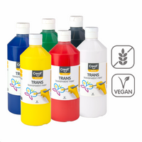 Creall sada transparentních barev Trans, 6 × 500 ml