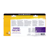 DALER ROWNEY Graduate sada akrylových barev 12 x 22 ml